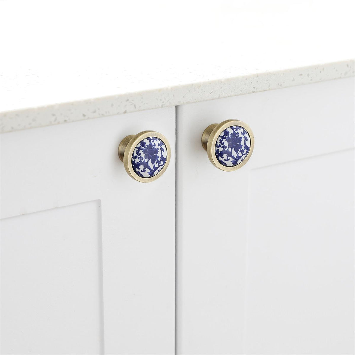 Poignée de porte en porcelaine