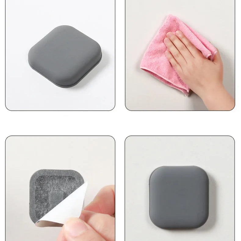 Butée de porte pour poignée