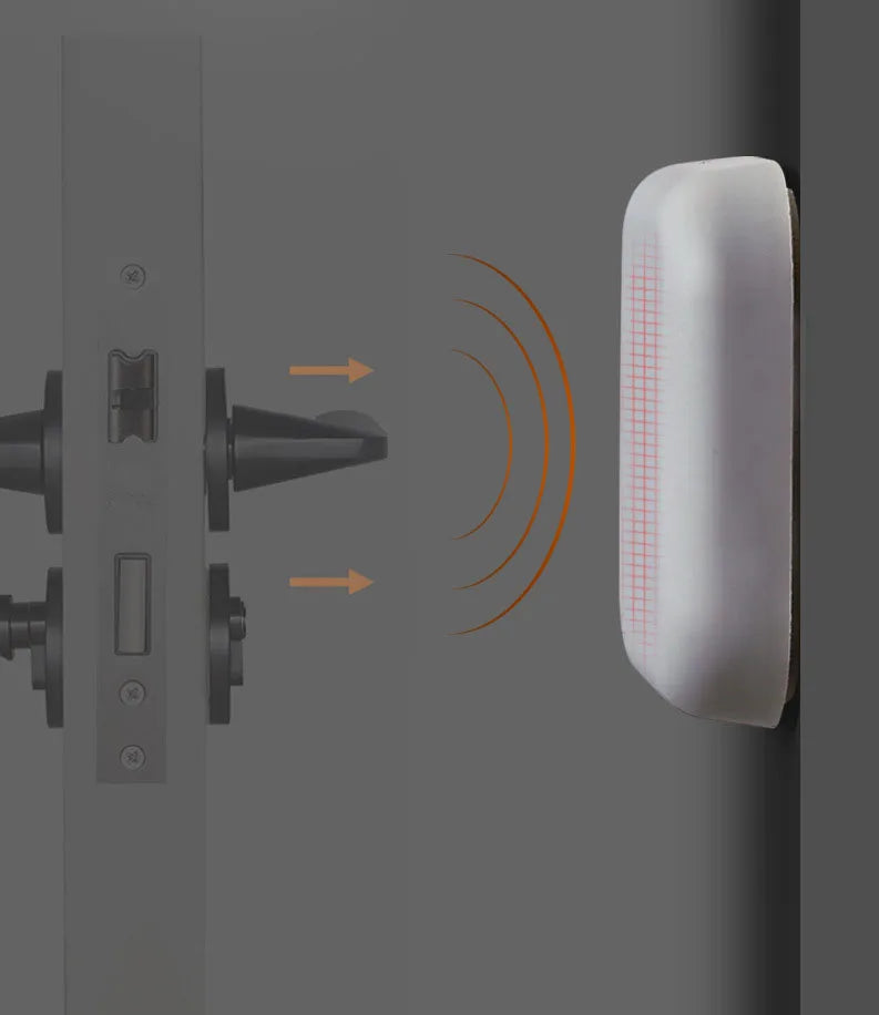 Butée de porte pour poignée