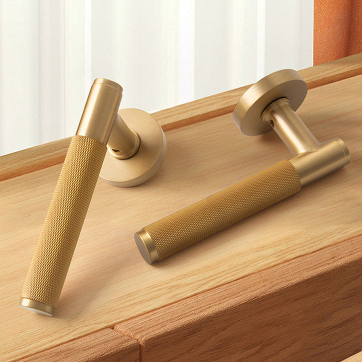 Poignée de porte intérieure laiton