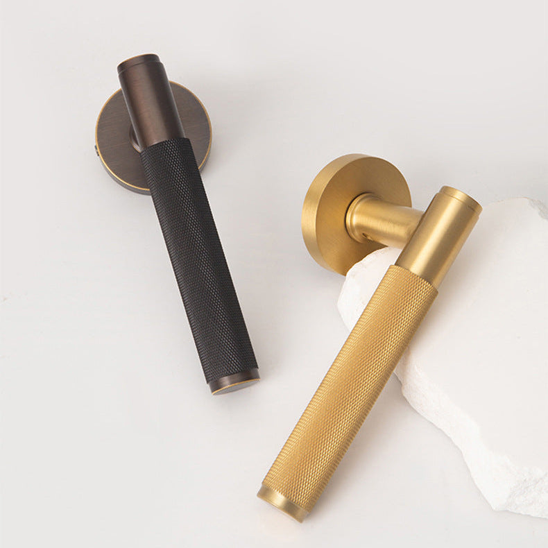 Poignée de porte intérieure laiton