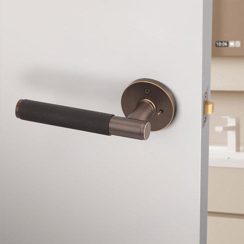 Poignée de porte intérieure laiton