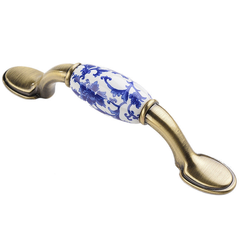 Poignée de porte en porcelaine