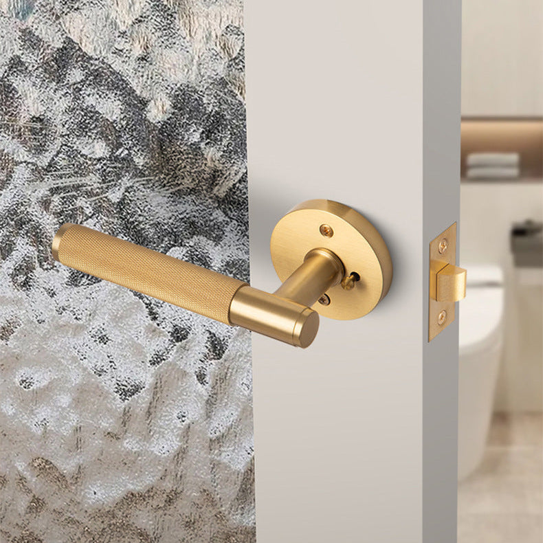 Poignée de porte intérieure laiton