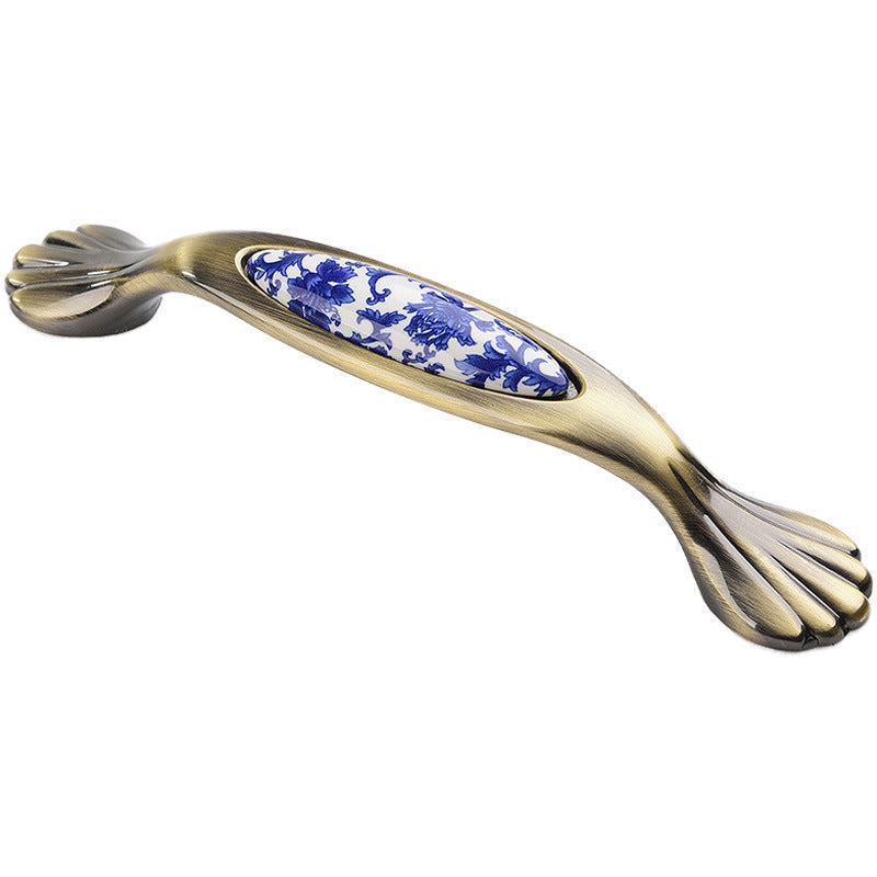 Poignée de porte en porcelaine