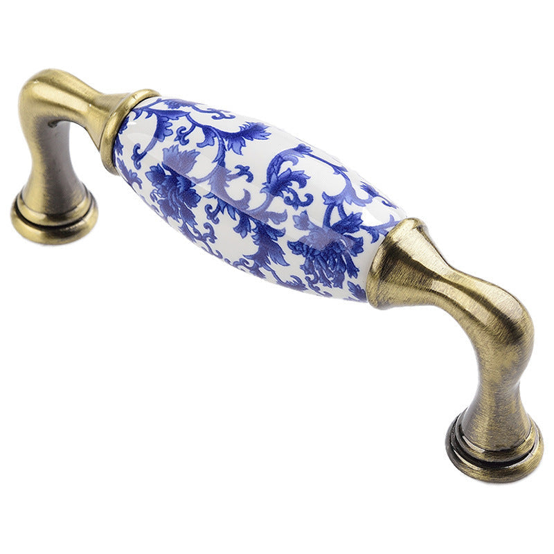 Poignée de porte en porcelaine