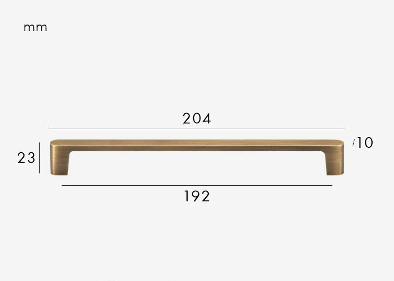 Barre de tirage meuble
