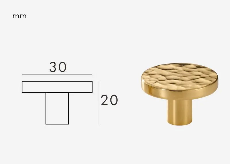 Poignée d'armoire or design