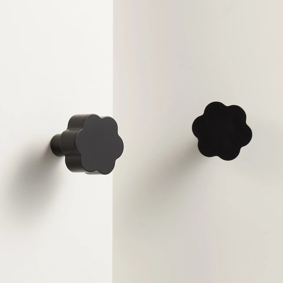 Poignée meuble fleur