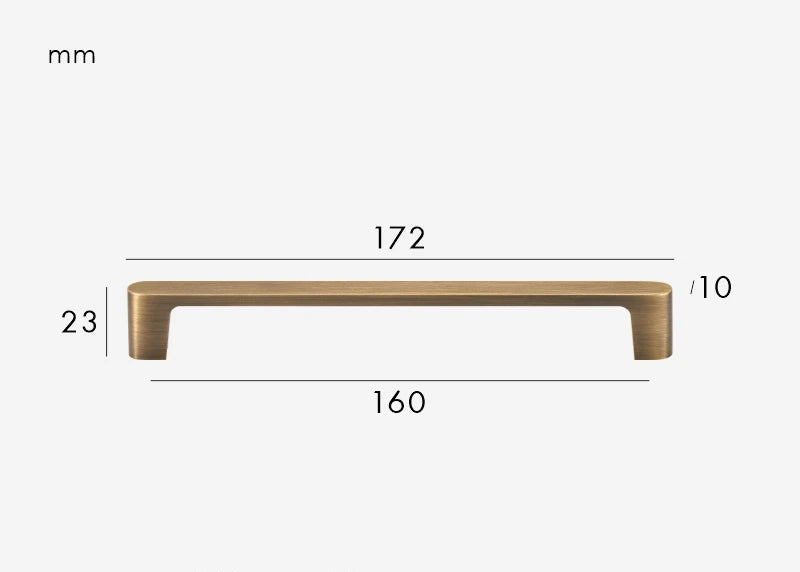 Barre de tirage meuble