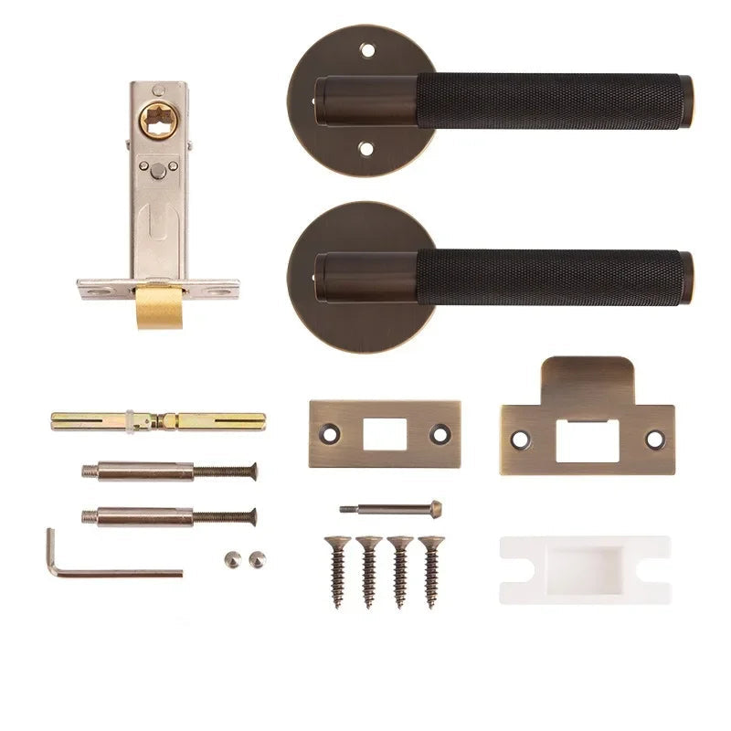 Poignée de porte intérieure laiton