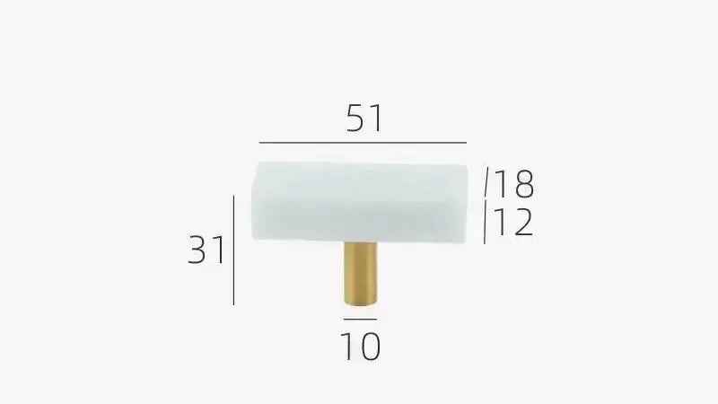 Poignée meuble verte