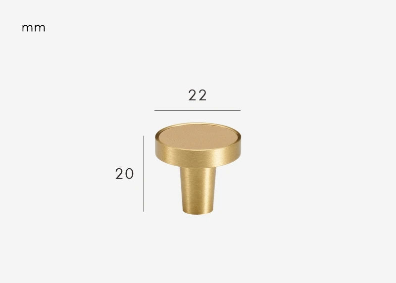 Poignée armoire cuir