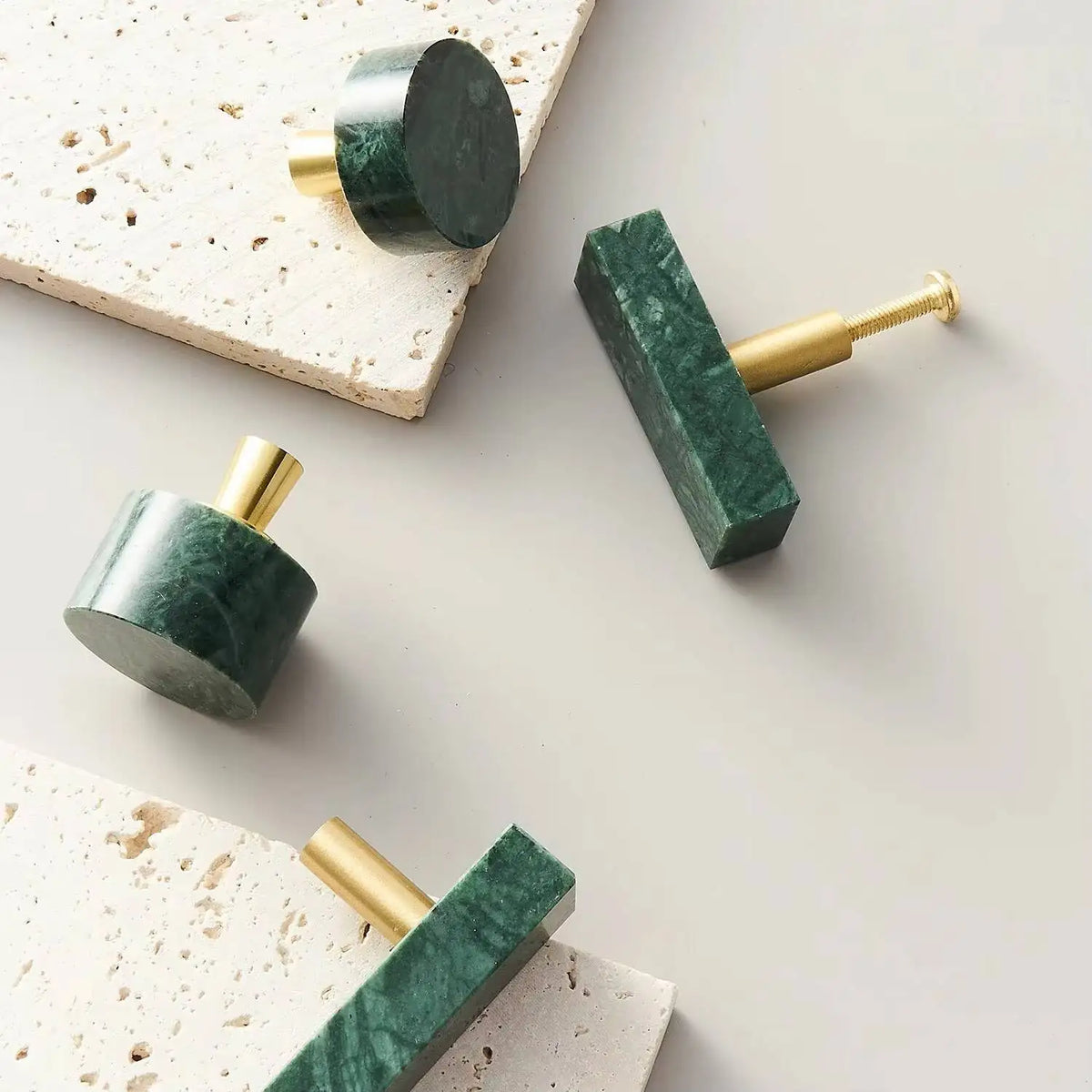 Poignée meuble verte