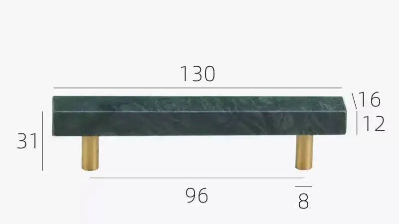 Poignée meuble verte