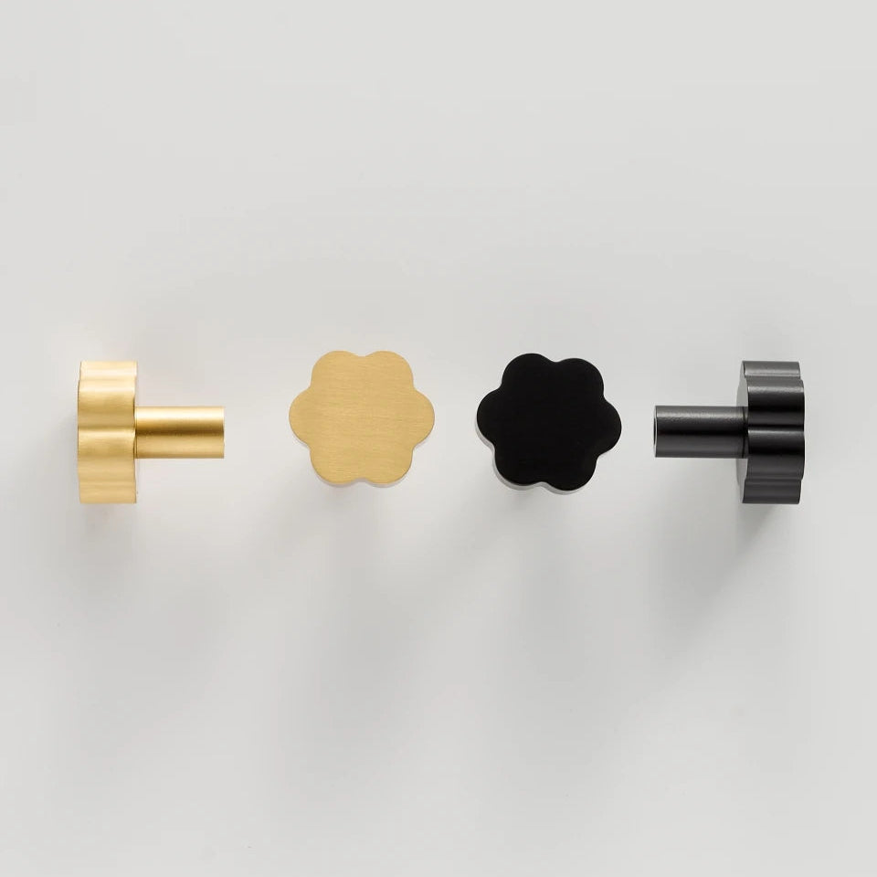 Poignée meuble fleur