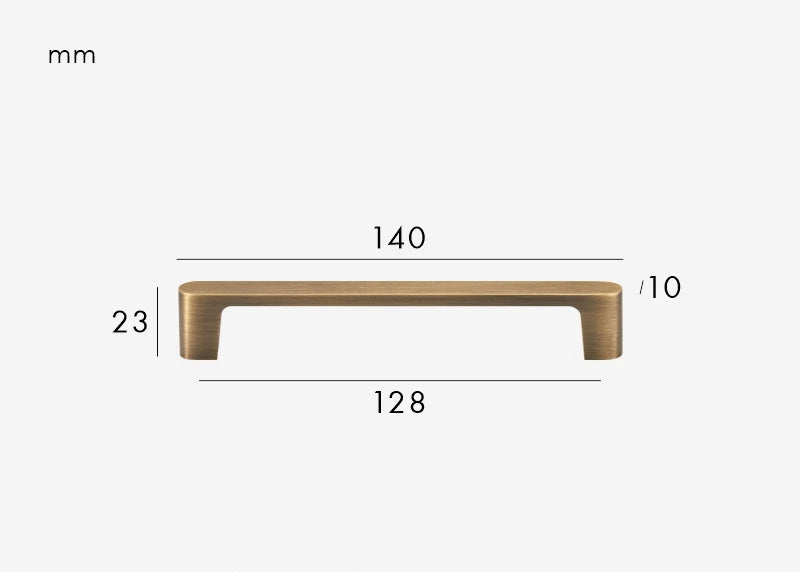 Barre de tirage meuble