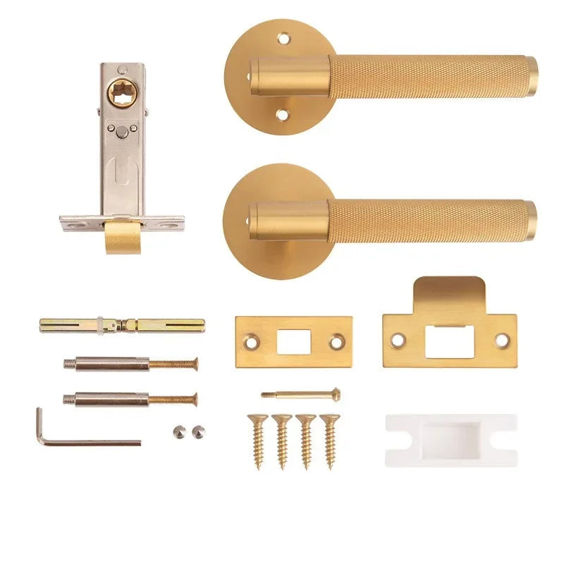 Poignée de porte intérieure laiton