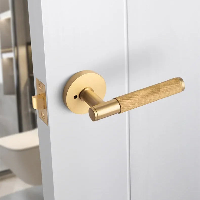 Poignée de porte intérieure laiton