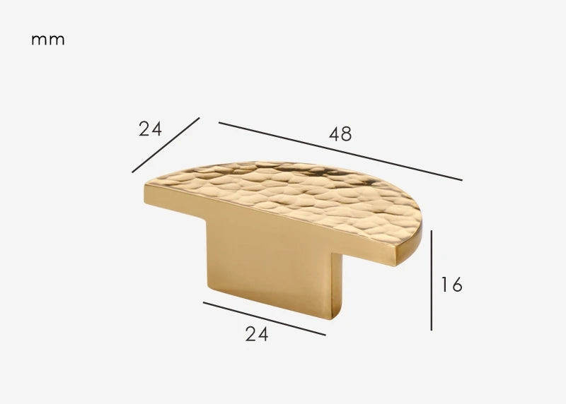 Poignée d'armoire or design