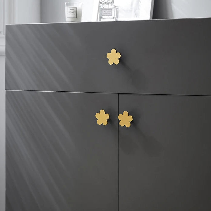 Bouton de meuble fleur