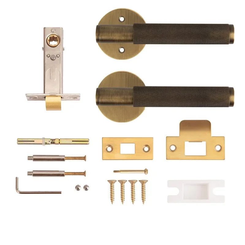 Poignée de porte intérieure laiton