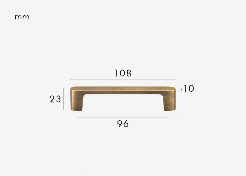 Barre de tirage meuble