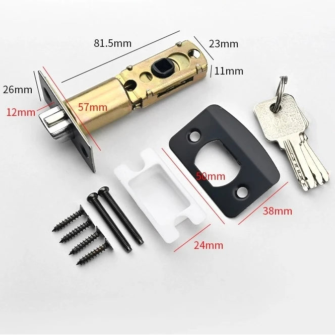 Poignée de porte intérieure avec verrou