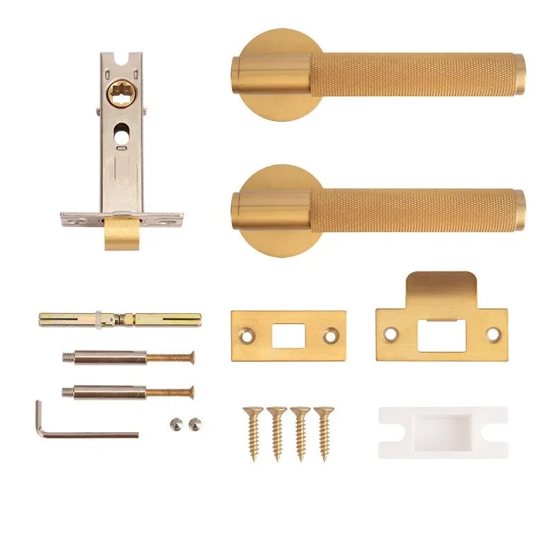 Poignée de porte intérieure laiton