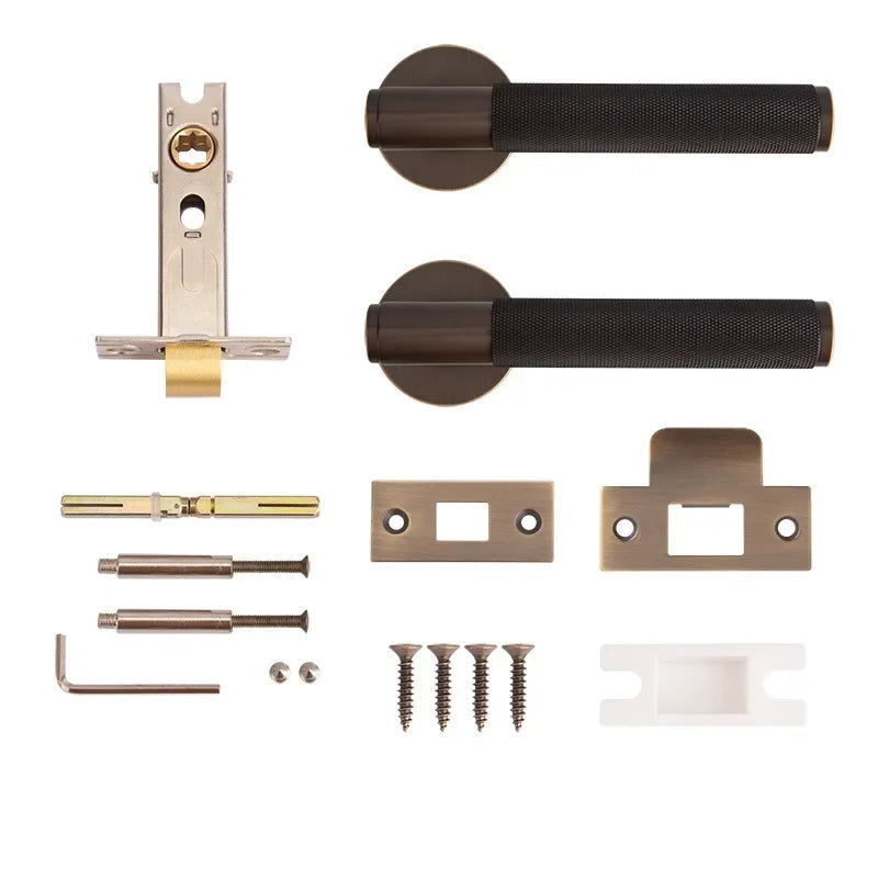 Poignée de porte intérieure laiton