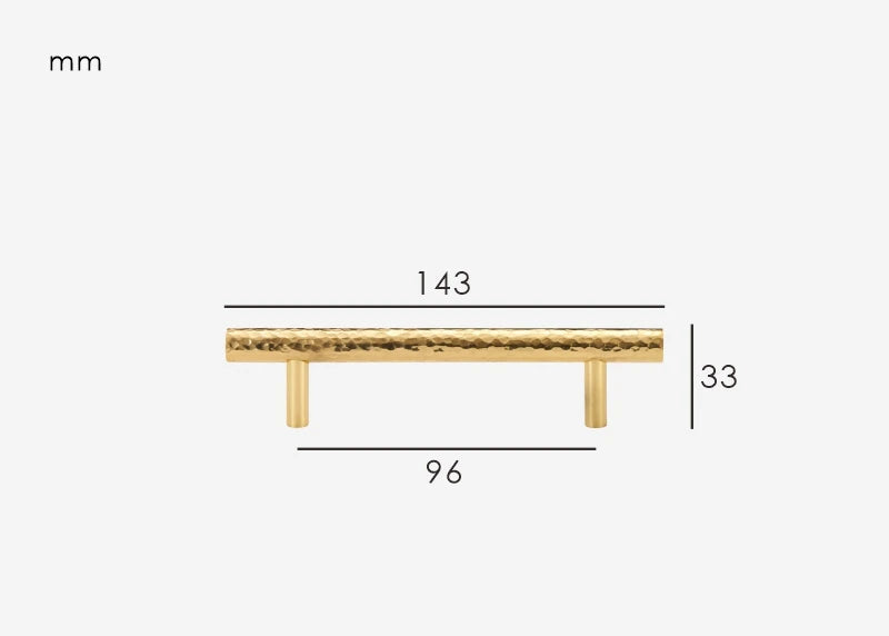 Poignée d'armoire or design