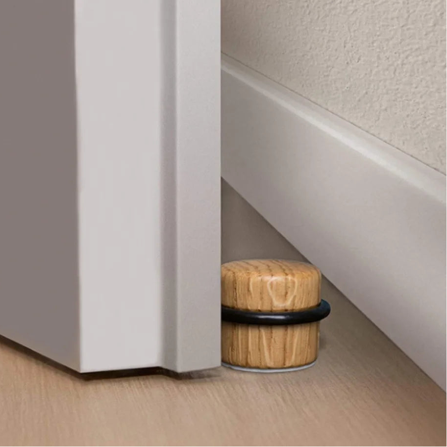 Butée de porte bois