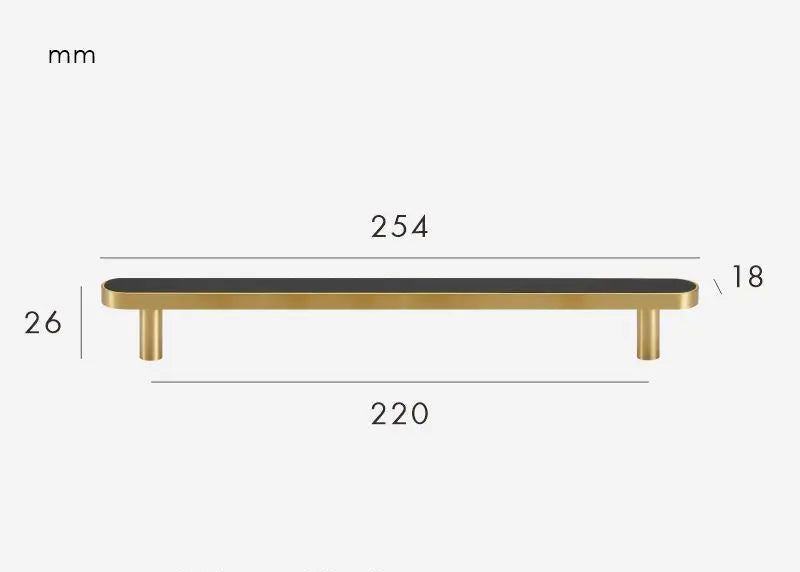 Poignée armoire cuir