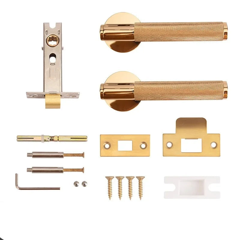 Poignée de porte intérieure laiton