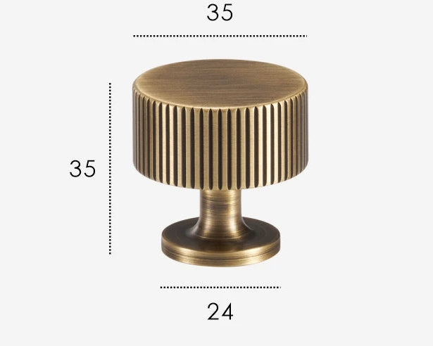 Bouton meuble laiton