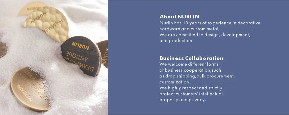 Nurlin – poignée de porte de tiroir d'armoire en laiton, longueur étendue, barre de traction de 4 à 25 pouces et 500mm