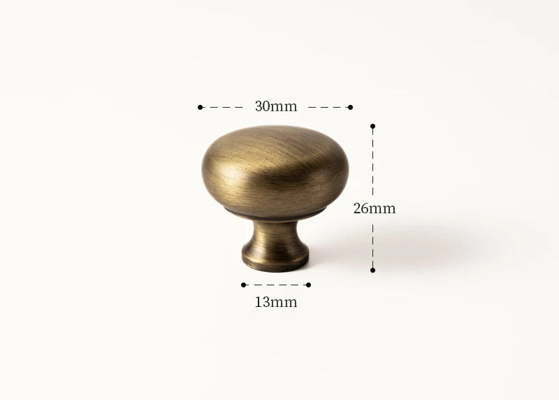 Poignée coquille bronze