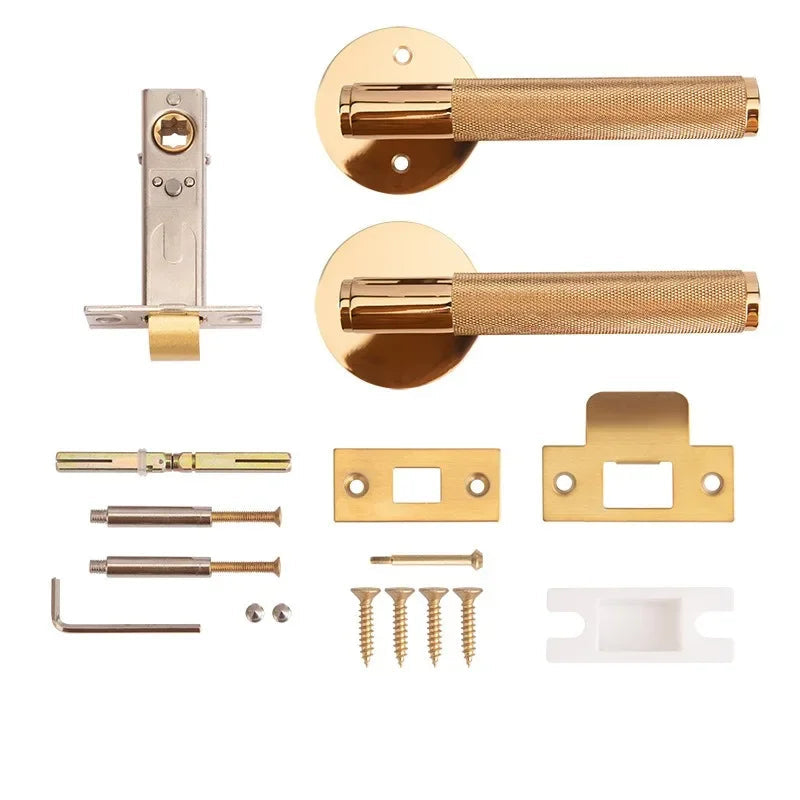 Poignée de porte intérieure laiton