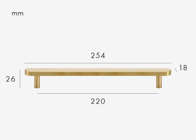 Poignée armoire cuir