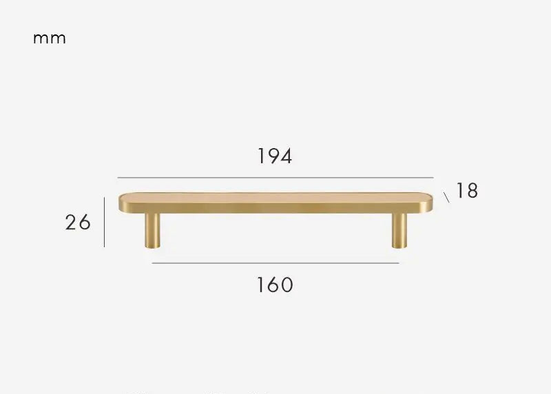 Poignée armoire cuir