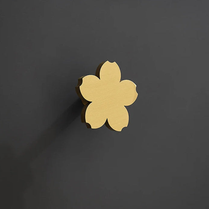 Bouton de meuble fleur