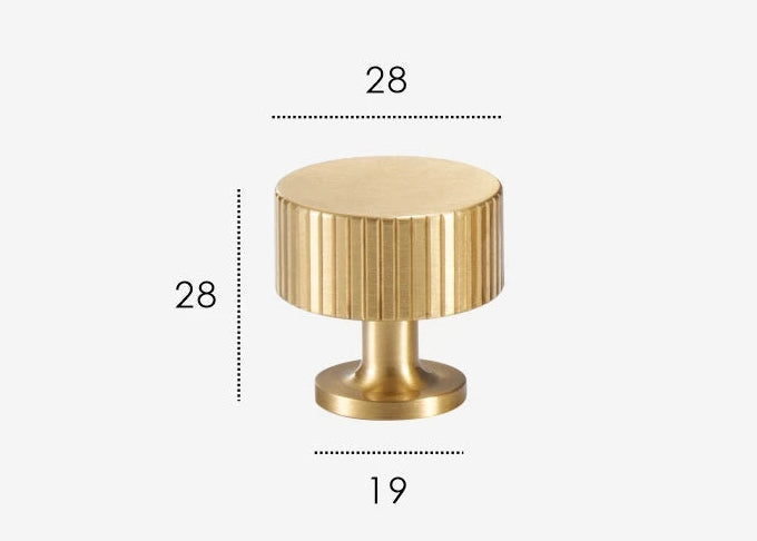 Bouton meuble laiton