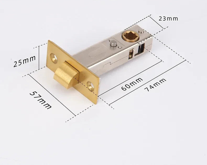Poignée de porte intérieure laiton