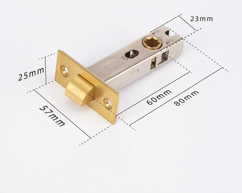 Poignée de porte intérieure laiton